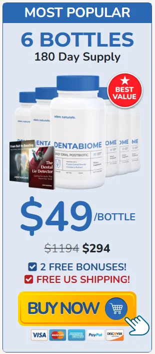 Dentabiome Buy 6 Bottles