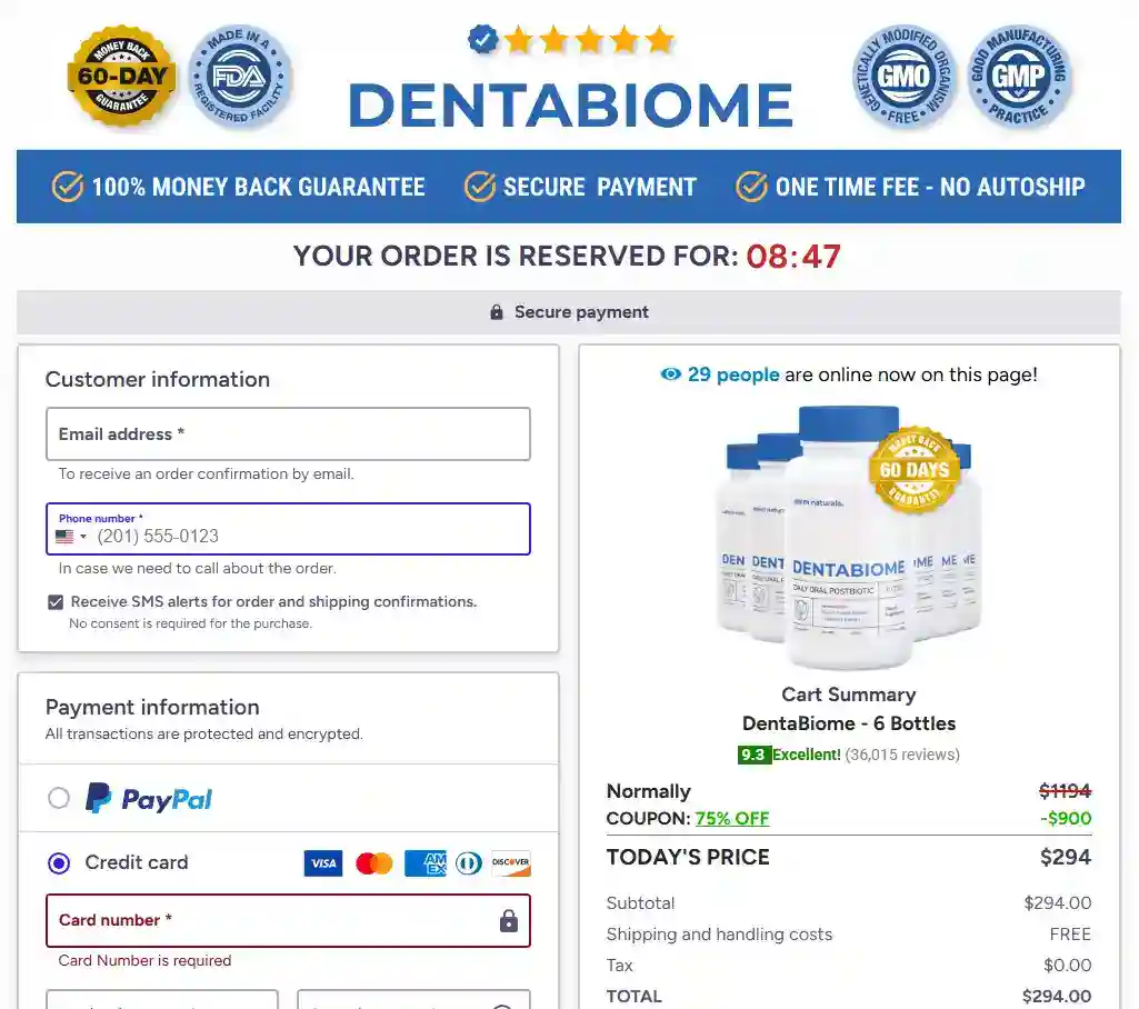 Dentabiome Order